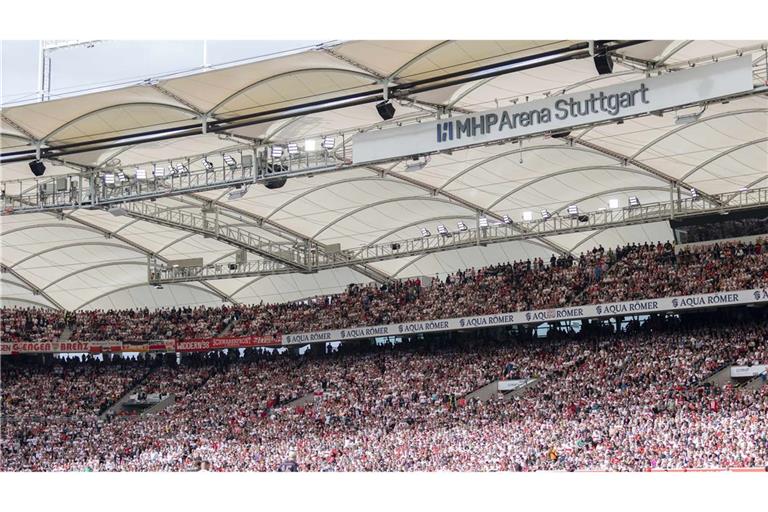 Auch Stuttgart bewirbt sich mit der MHP Arena. (Archivbild)