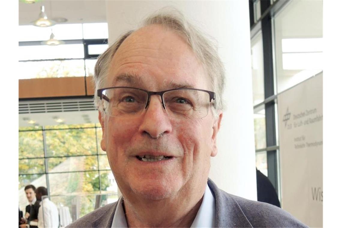 Whittingham: „Überraschung, Schock und ein Glücksgefühl.“ Auf Internationalen Batteriekongress, nachdem er zum Nobelpreisträger für Chemie 2019 ernannt wurde. Foto: Thomas Burmeister/dpa