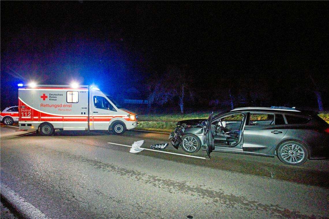 Unfall Auf Dem Autobahnzubringer