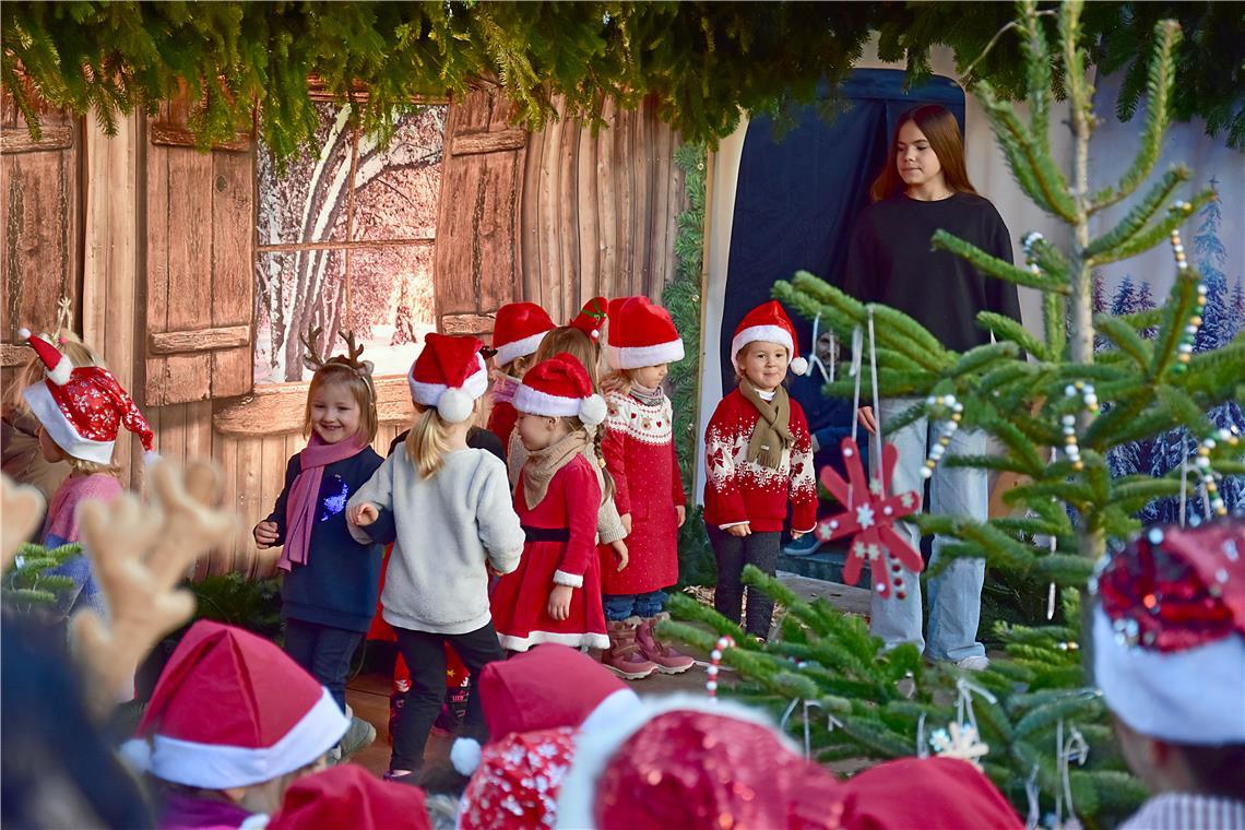 Auftritt auf der Waldbühne: Die  Weihnachts-Girls der TSG Backnang sind zauberha...