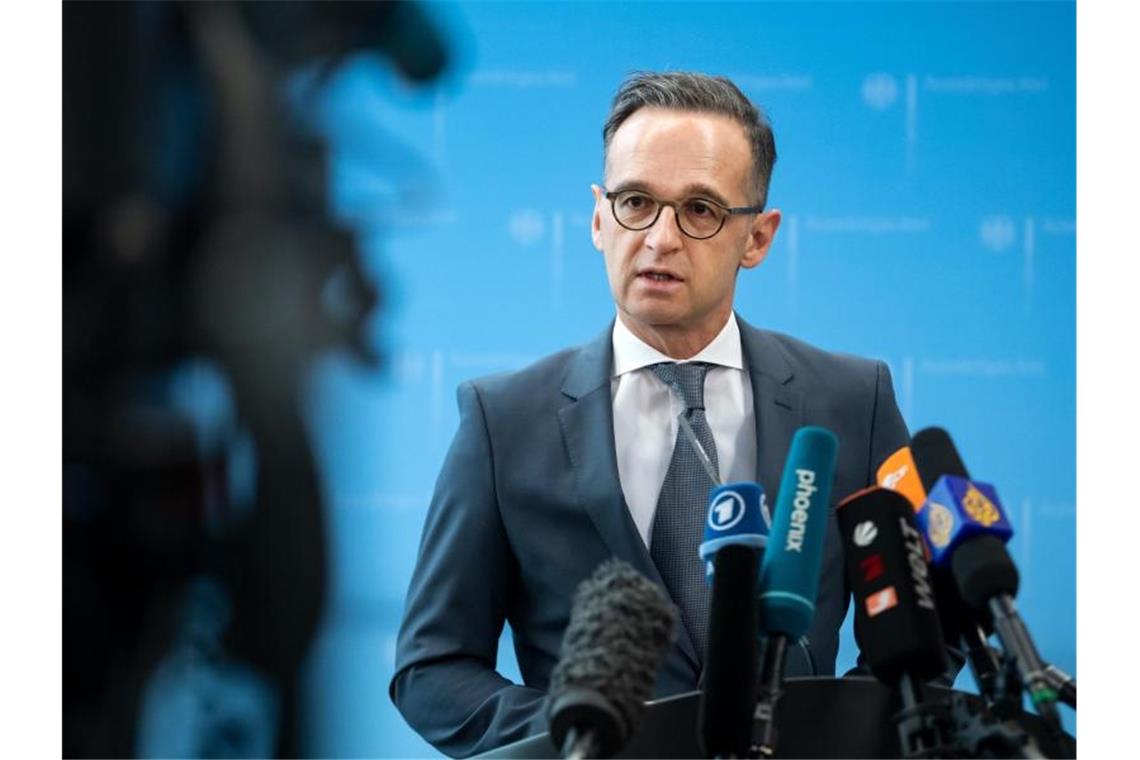 Rückholung von Europäern beschäftigt EU-Außenminister Außenminister Heiko Maas (SPD) berät am Montag mit seinen EU-Amtskollegen in einer Videokonferenz über die Rückholung von EU-Bürgern aus dem europäischen Ausland. Foto: Bernd von Jutrczenka/dpa