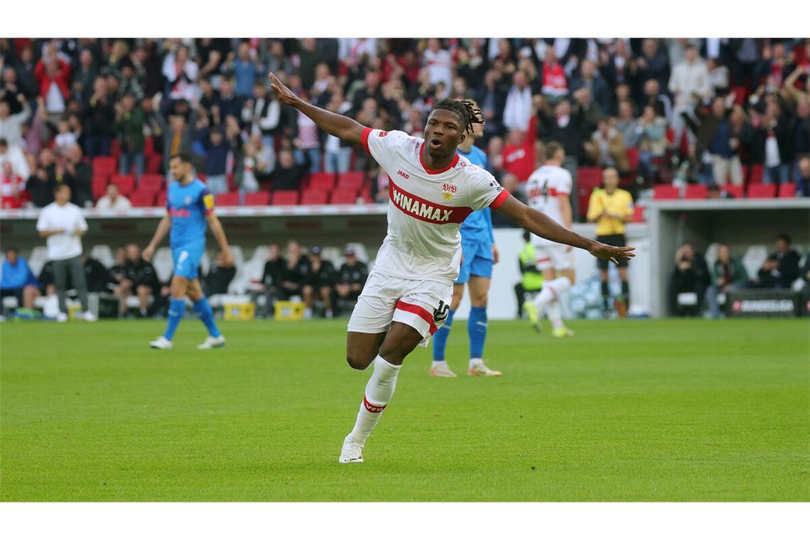 Avanciert langsam zum Überflieger: El Bilal Touré.
         
           Foto: Baumann