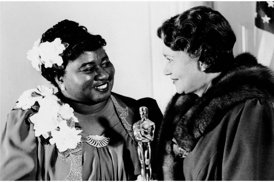 <b>1940: </b>Hattie McDaniel bekommt den Oscar für ihre Nebenrolle im Südstaaten-Epos „Vom Winde verweht“ – als erste Afroamerikanerin überhaupt.