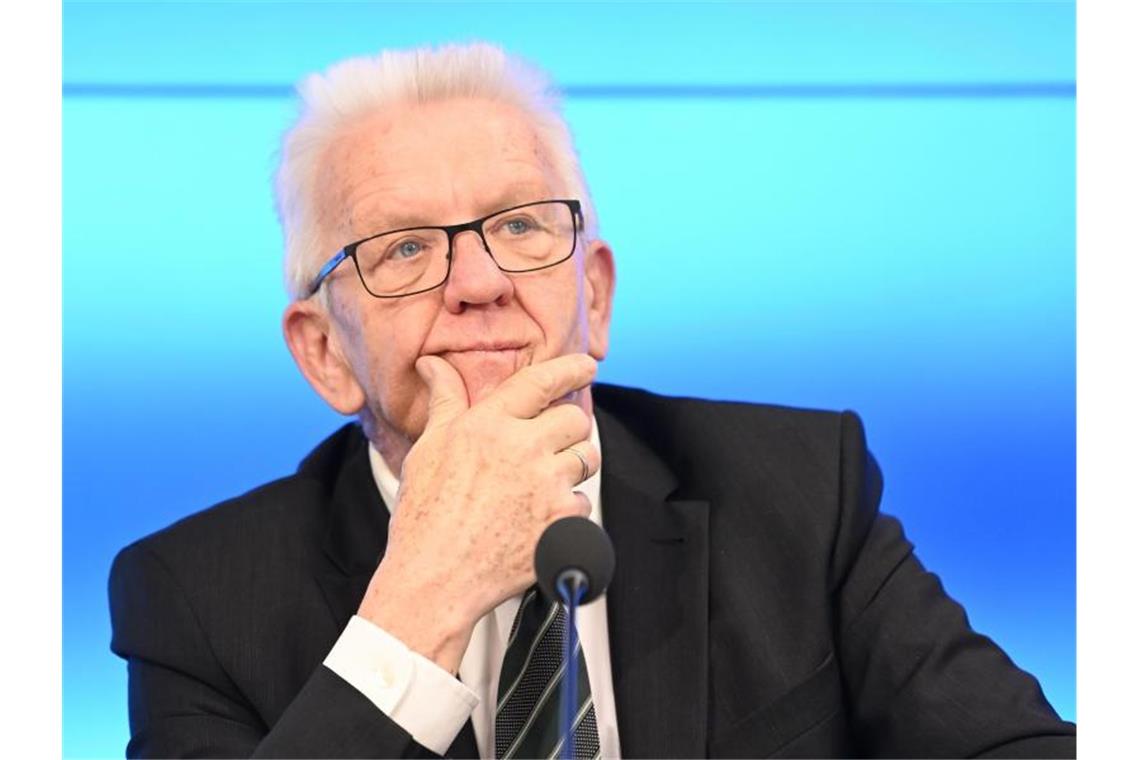Neustart: Landtag und neue Regierung kommen zusammen Baden-Württembergs Ministerpräsident Winfried Kretschmann in Stuttgart. Foto: Bernd Weißbrod/dpa/archivbild