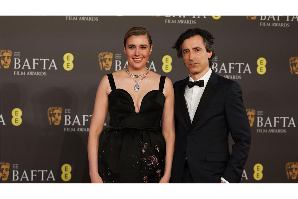 „Barbie“-Regisseurin Greta Gerwig musste sich von ihrem Ehemann Noah Baumbach trösten lassen, denn ihr Kassenschlager fiel einmal mehr bei der Jury durch.