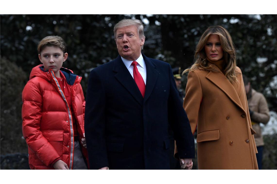 Barron hat einen Teil seiner Kindheit im Weißen Haus verbracht. (Archivbild)