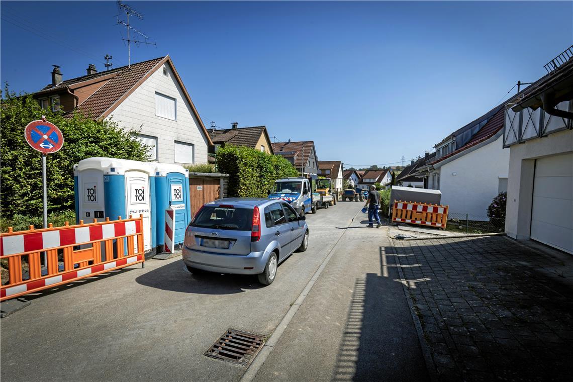 Baustelle Sachsenweiler