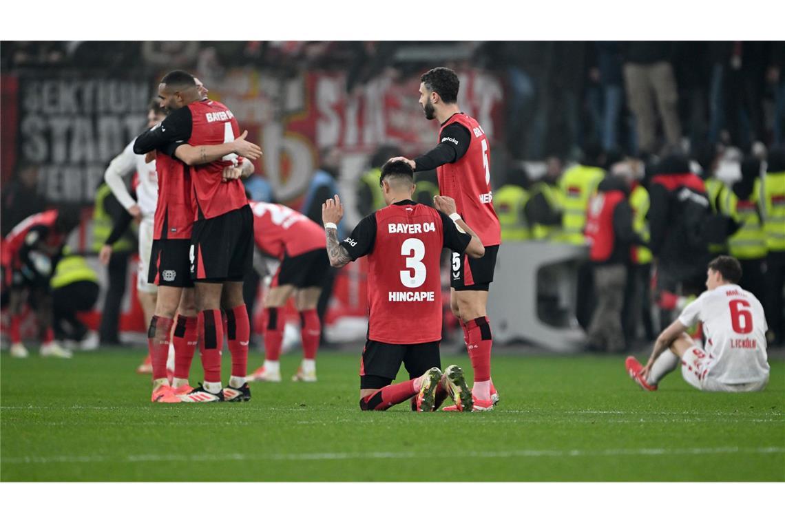 Bayer Leverkusen musste im DFB-Pokal gegen den rheinischen Rivalen aus Köln leiden