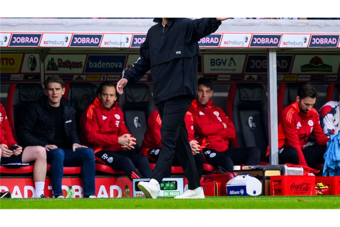 Bayern-Coach Vincent Kompany sah nicht das schönste Spiel seiner Elf, aber einen "schönen Sieg".