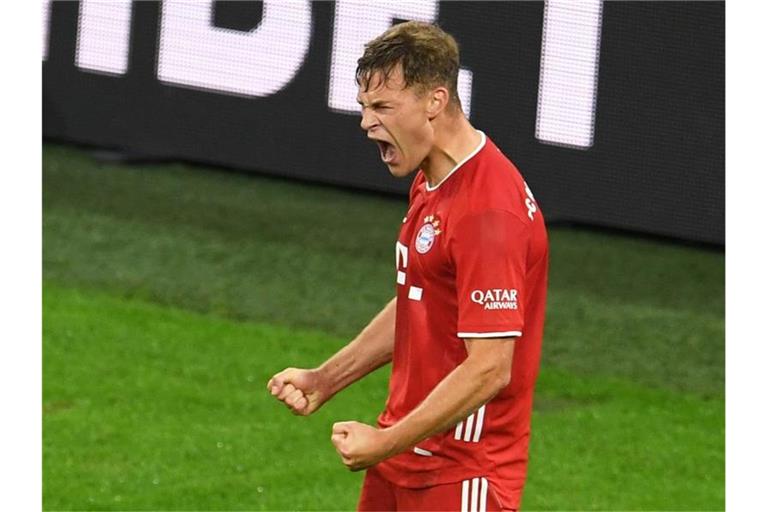 Bayerns Joshua Kimmich ist beim Champions-League-Auftakt gegen Atlético Madrid dabei. Foto: Andreas Gebert/Reuters/Pool/dpa