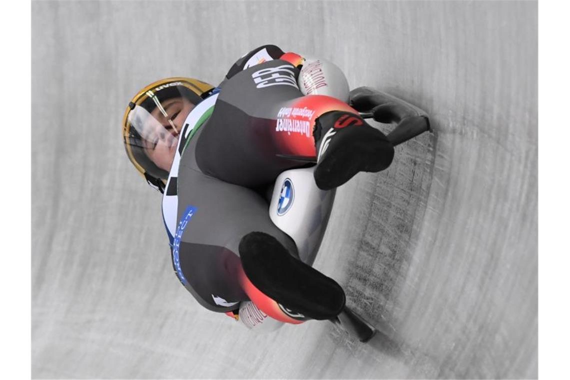 Top-Rodlerin Geisenberger beklagt Isolation in Peking Befindet sich derzeit in China, um die dortigen Bedingungen auf der Olympia-Bahn zu testen: Natalie Geisenberger. Foto: Tobias Hase/dpa