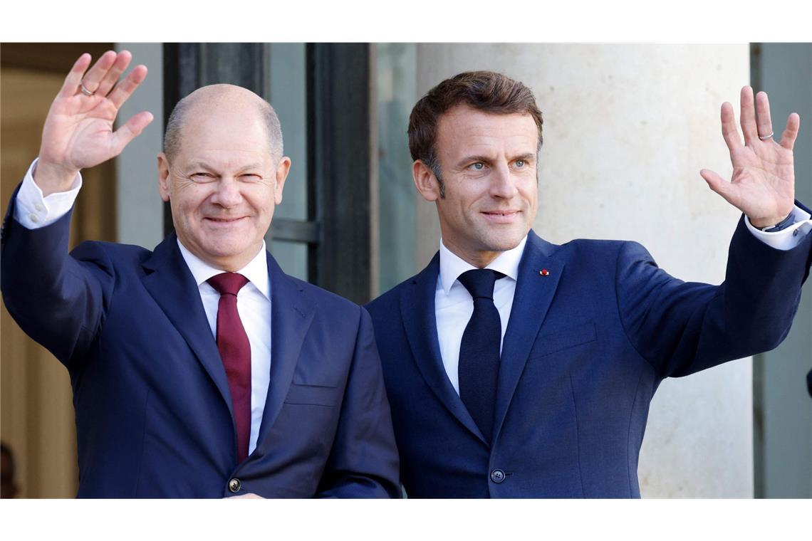 Bei dem Treffen in Brüssel wird Emmanuel Macron von Bundeskanzler Olaf Scholz vertreten.