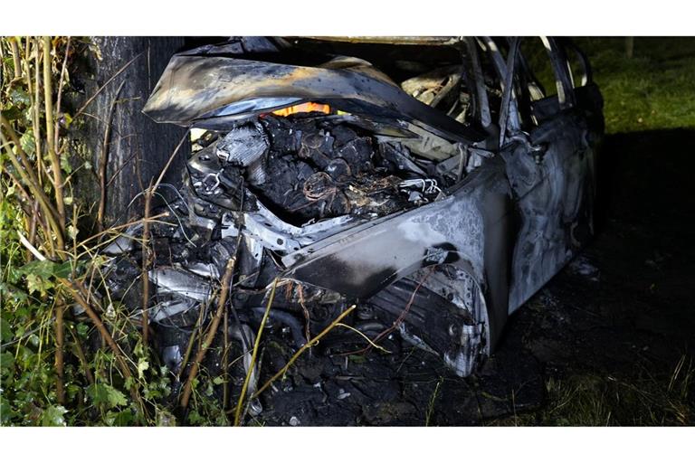 Bei dem Unfall starb der Beifahrer noch im Auto