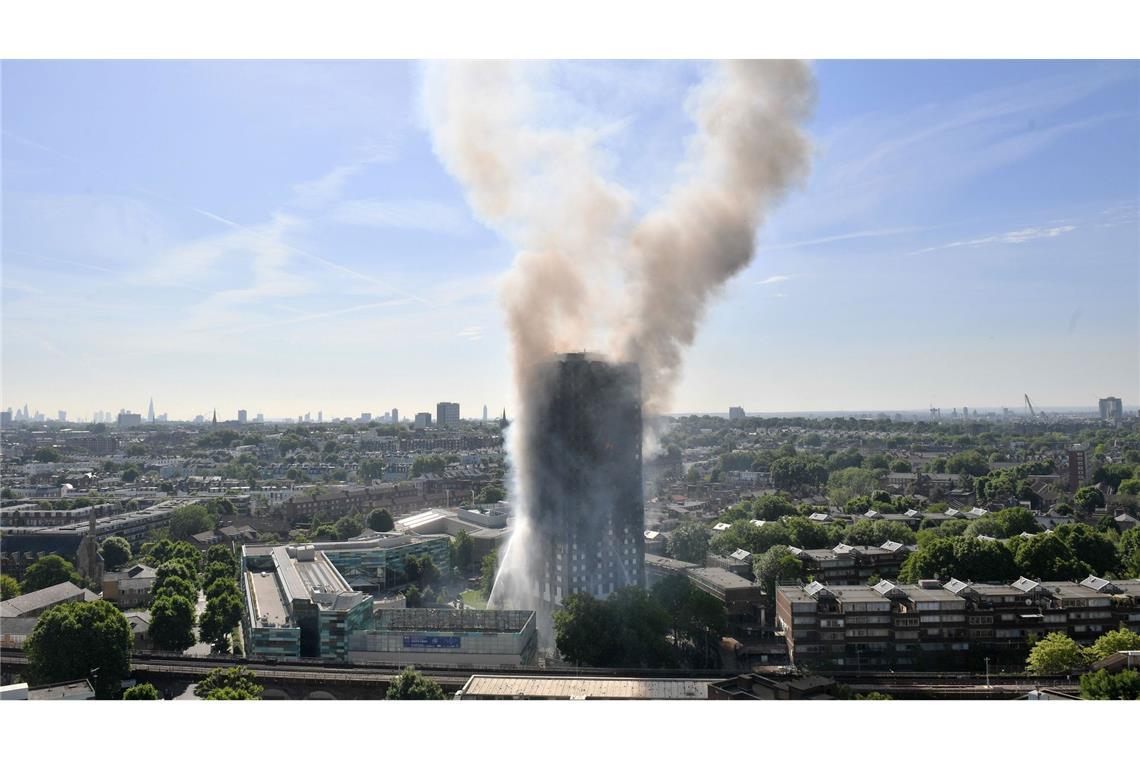 Bei dem verheerenden Brand im Juni 2017 starben 72 Menschen.