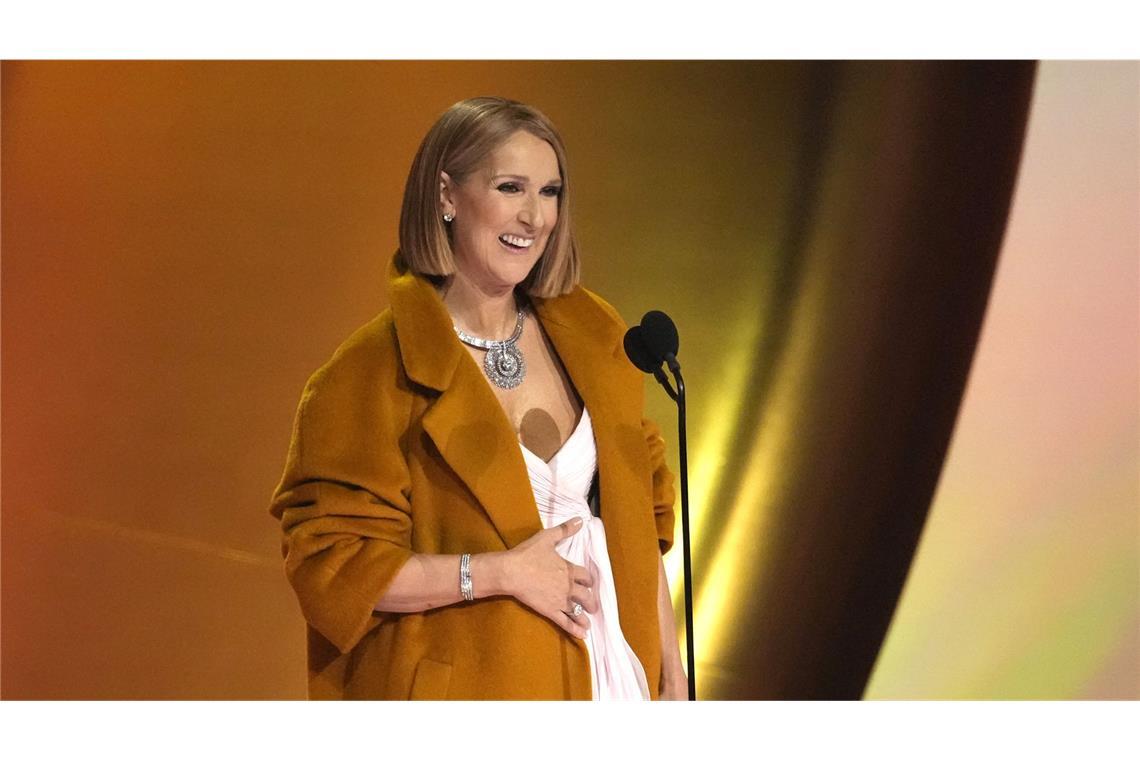Bei den diesjährigen Grammys stand Céline Dion überraschend auf der Bühne.