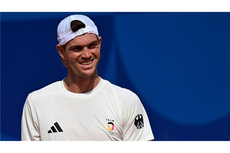 Bei den Olympischen Spielen in Frankreich war Tennisprofi Maximilian Marterer ebenso für Deutschland im Einsatz wie nun im Davis Cup in China.