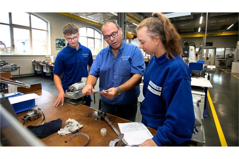 Bei den Praktikumswochen können Schüler zweimal im Jahr Betriebsluft (hier bei Heller in Nürtingen) schnuppern.