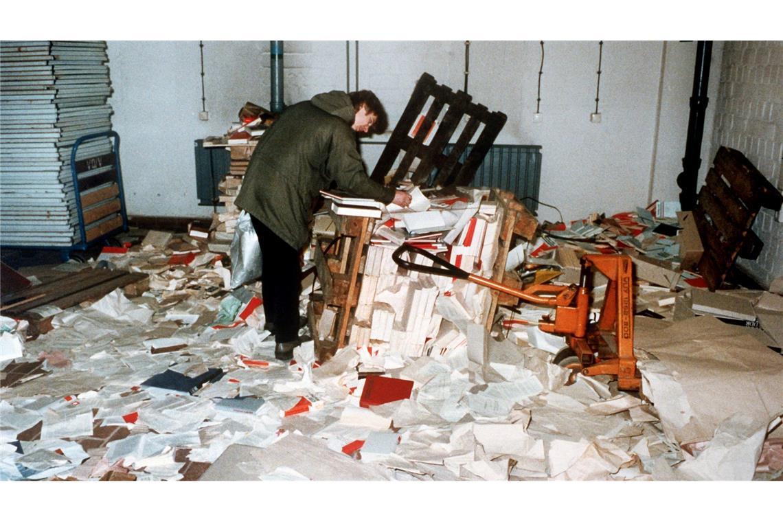 Bei der Besetzung der Stasi-Zentrale ging einiges zu Bruch. (Archivbild)