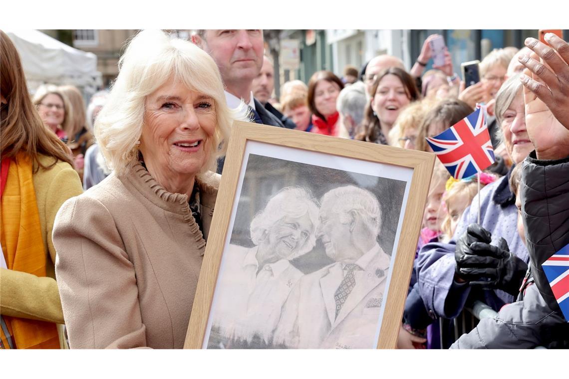 Bei der diesjährigen Zeremonie in Worcester vertrat Königin Camilla ihren Mann.