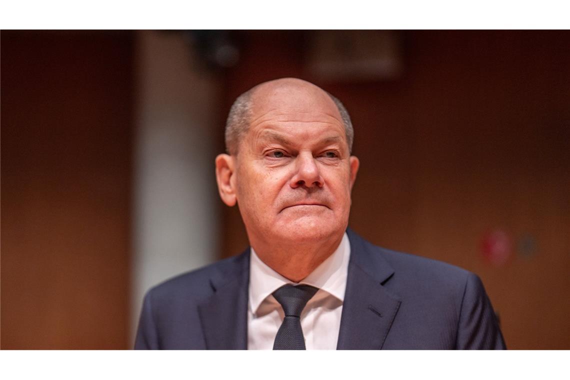 Bei der Umfrage kam Bundeskanzler Olaf Scholz auf den ersten Platz. (Archivbild)