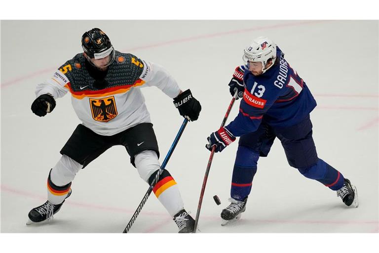 Bei der WM in Tschechien gelang Gaudreau ein Tor beim 6:1-Sieg der USA gegen Deutschland.