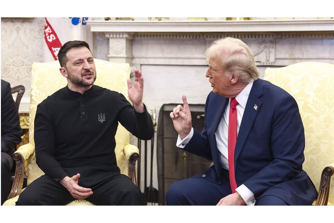 Bei einem Besuch des ukrainischen Präsidenten Wolodymyr Selenskyj im Weißen Haus, griff ihn der US-Präsident Donald Trump vor laufender Kamera an.