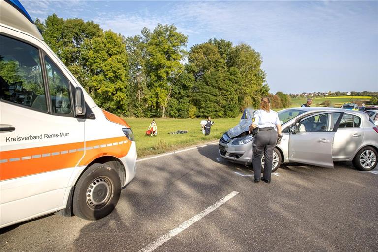 Bei einem Verkehrsunfall zwischen Schwaikheim und Hohenacker wird ein Motorradfahrer schwer verletzt. Foto: 7aktuell.de | Kevin Lermer