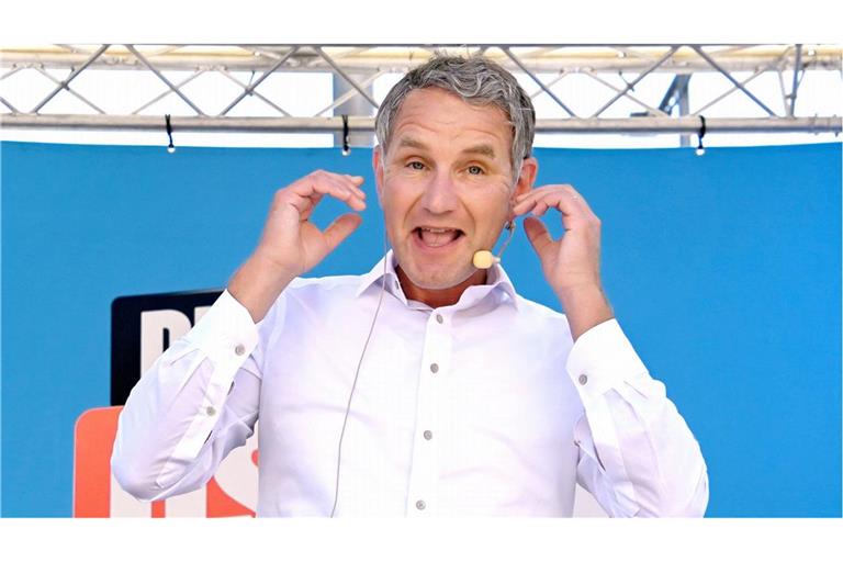 Bei Protesten gegen einen Auftritt von AfD-Landeschef Björn Höcke in Jena gab es nach Veranstalterangaben Verletzte (Archivfoto).