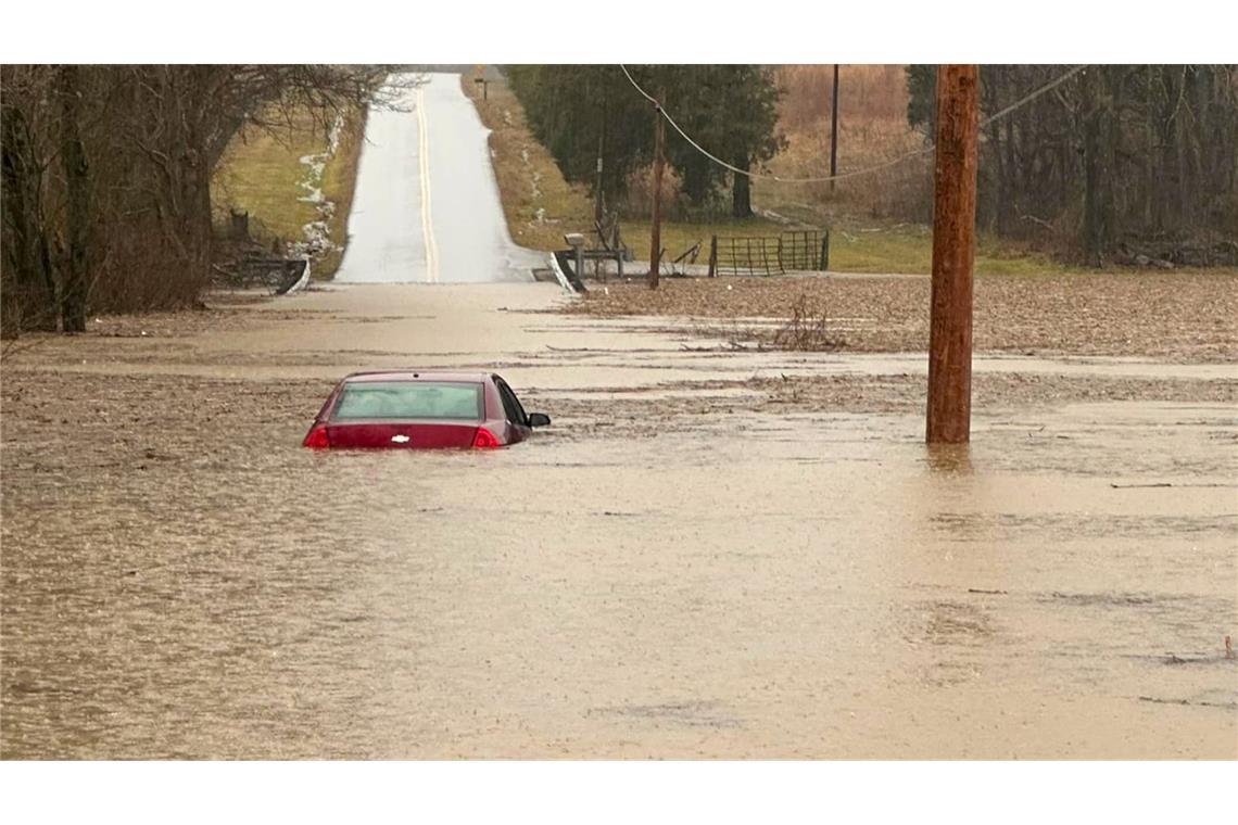 Bei schweren Überflutungen in Kentucky kamen mindestens acht Menschen ums Leben.