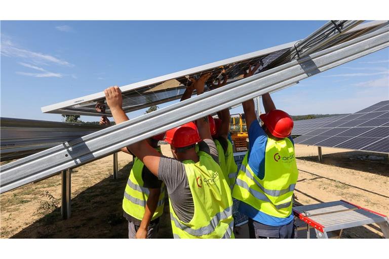 Bei Solaranlagen wurden die Ausbauziele der Bundesregierung in diesem Jahr übertroffen.