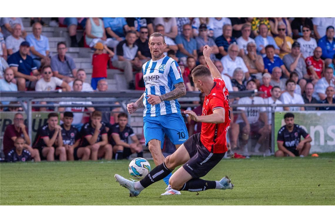 Kevin Dicklhuber darf für 1. Göppinger SV ran gegen die Blauen