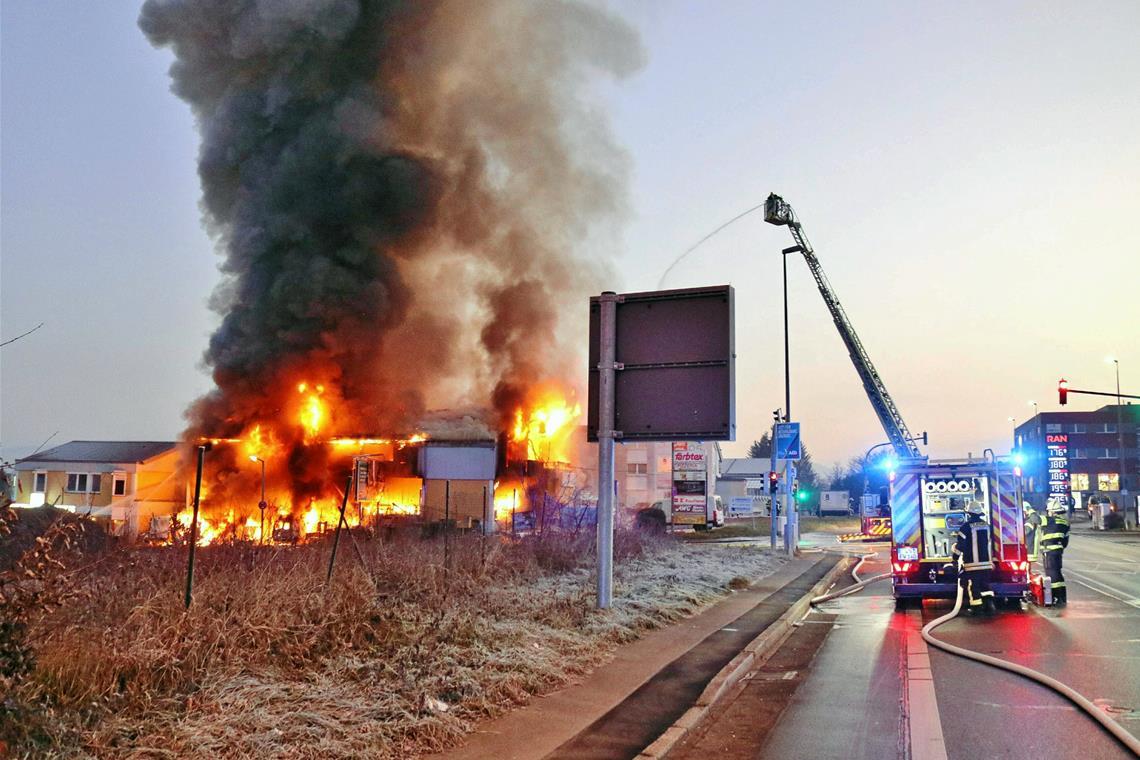 Beim Brand am 19. Januar sind mehrere Menschen verletzt worden, eine davon schwer. Foto: 7aktuell.de/Kevin Lermer