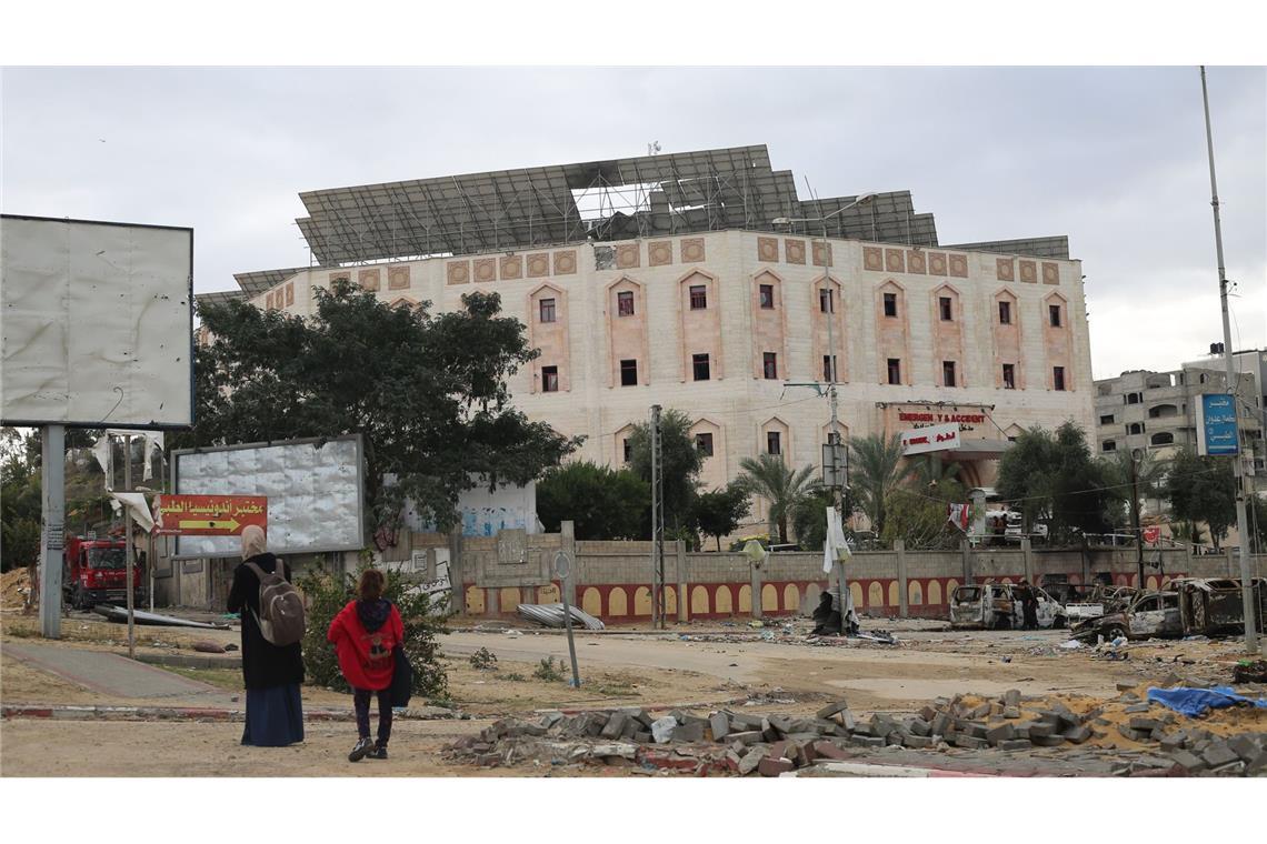 Beit Lahia: Das indonesische Krankenhaus im Gazastreifen. Die israelische Armee hat die Zwangsräumung des Krankenhauses angeordnet (Archivfoto).