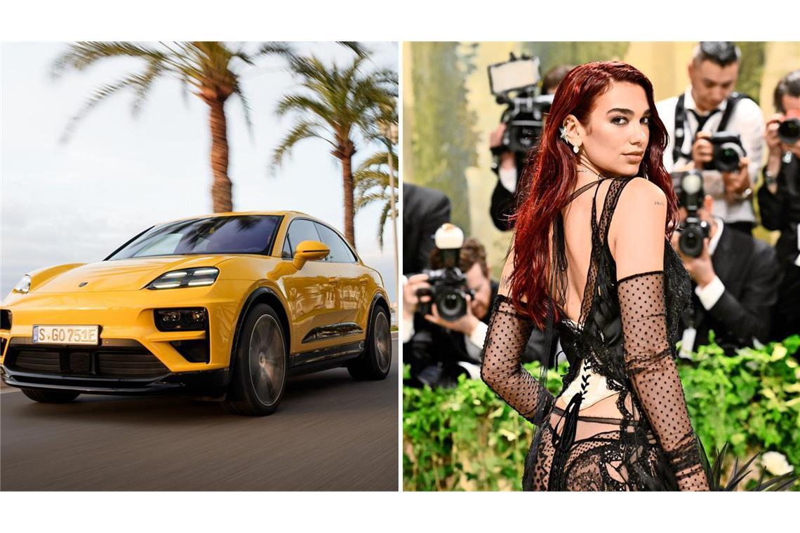 Bereits im November 2023 kündigten Porsche und Dua Lipa eine Zusammenarbeit an. Dabei saß der Popstar hinter dem Steuer eines Porsche Taycan.