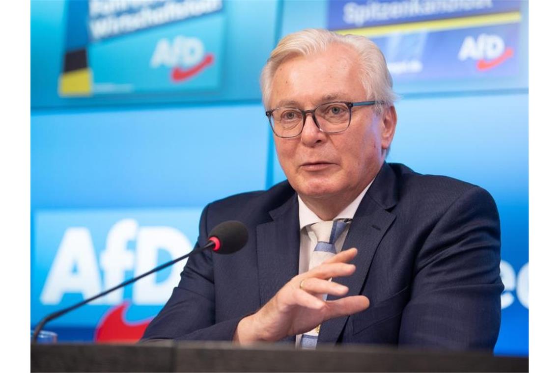 AfD-Fraktionschef Gögel positiv auf Corona getestet Bernd Gögel, Fraktionsvorsitzender der AfD-Fraktion im Landtag von Baden-Württemberg. Foto: Sebastian Gollnow/dpa/Archiv
