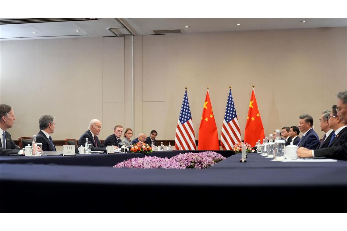 Biden trifft Xi am Rande des Apec-Gipfels in Lima.