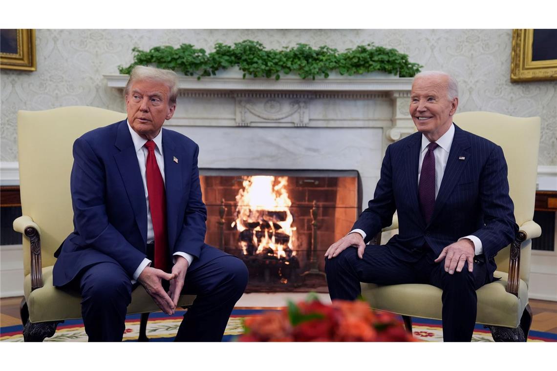 Biden und Trump beantworten keine Fragen von Journalisten.