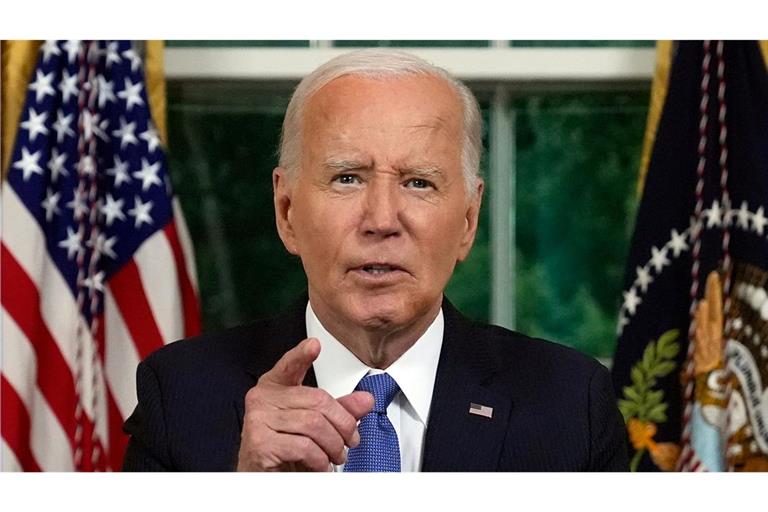 Biden will den Staffelstab eine eine jüngere Generation übergeben.