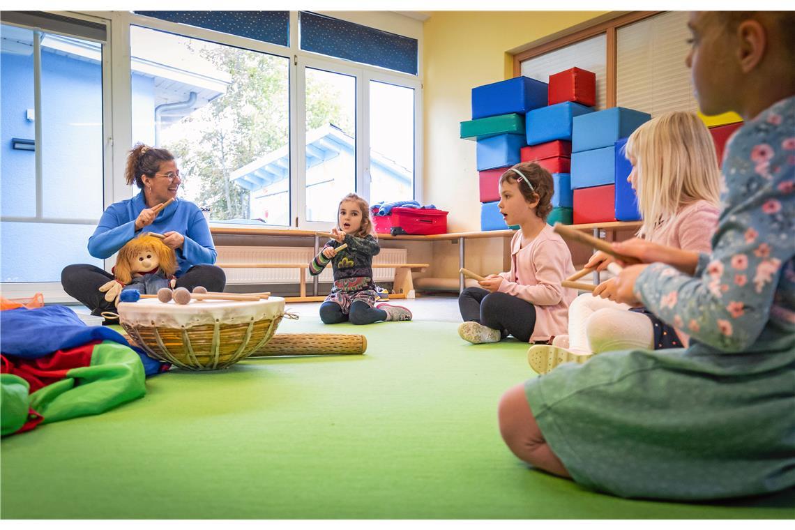 Rasselbande im Kindergarten in Althütte