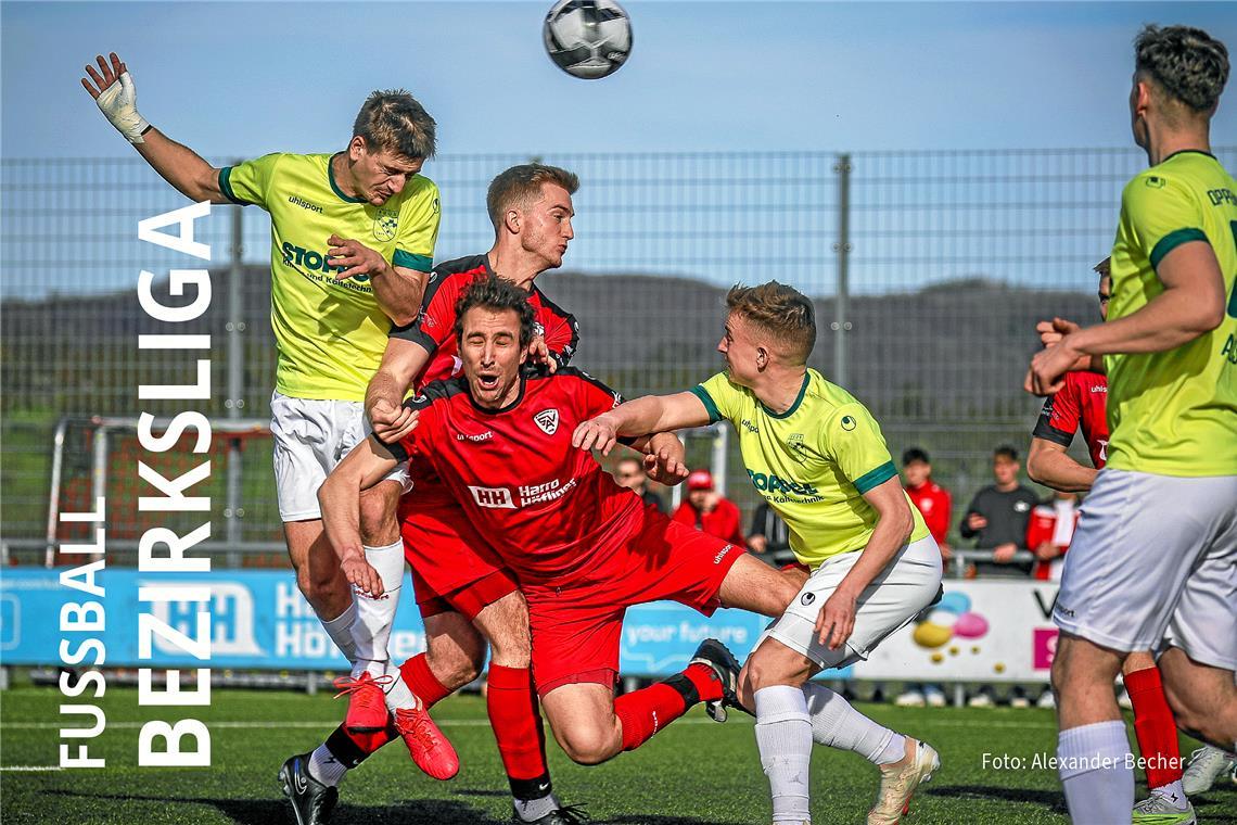 Fußball-Bezirksliga: Der SV Allmersbach und die SG Oppenweiler-Strümpfelbach bleiben vorne mit dran