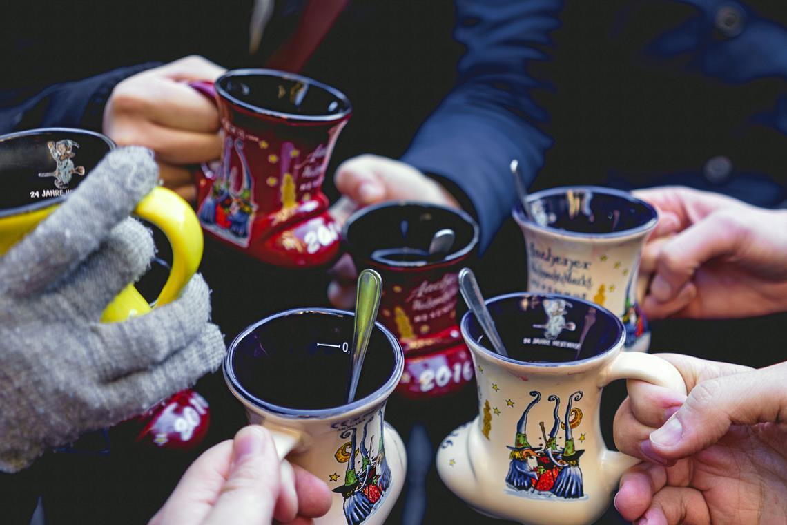 Glühweinpreise auf Weihnachtsmärkten im Check