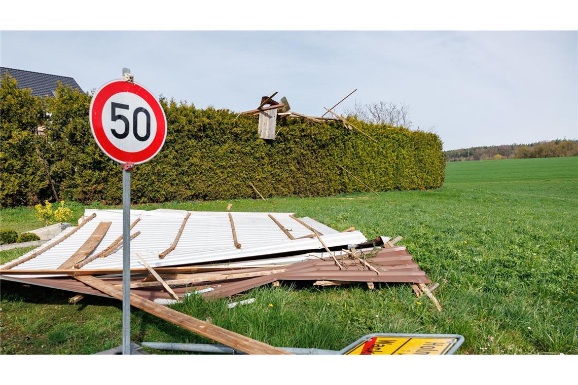 Bilder von den Sturmschäden in der Oberpfalz