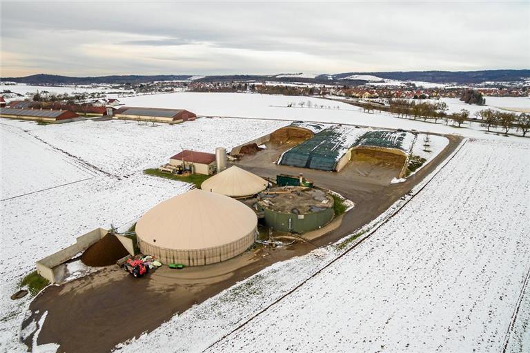 Biogasanlage bei Aspach. Archivbild: Alexander Becher