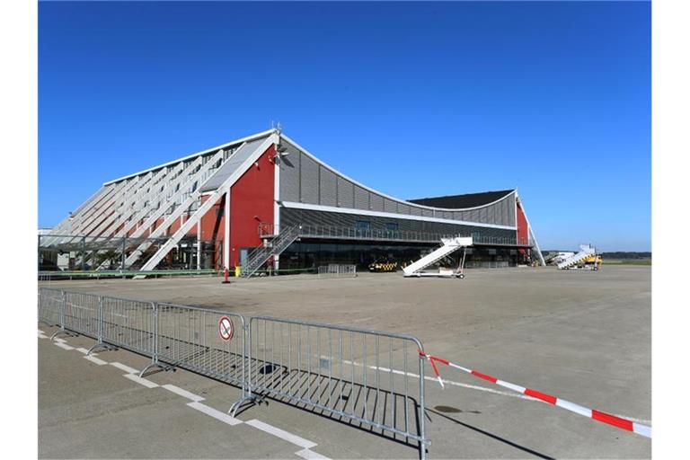 Blick auf das Terminal des Allgäu Airports. Foto: Karl-Josef Hildenbrand/dpa/Symbolbild