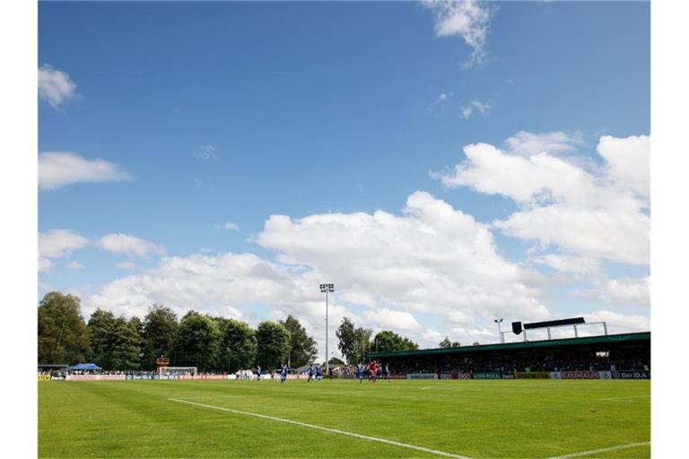 Blick ins Stadion des FC 08 Villingen. Foto: Philipp von Ditfurth/dpa