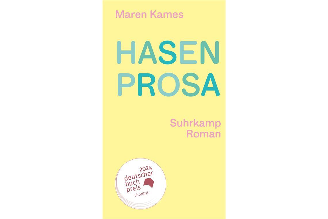 <b>Maren Kames: Hasenprosa. Suhrkamp, 25 Euro.</b> Man kann nicht anders, als dieser hakenschlagenden Prosa  ins Kaninchenloch der Sprache zu folgen, über Sternenwolken, Seegurken und Opa Erich Anton hinweg. kir