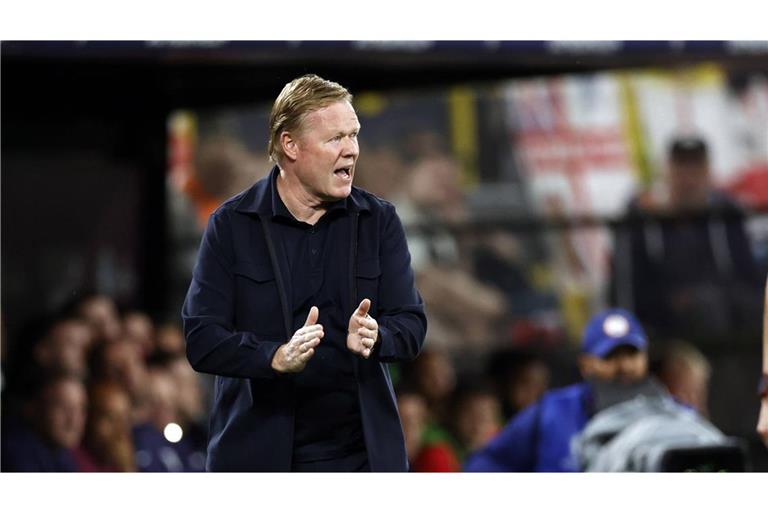 Bondscoach Ronald Koeman war einverstanden mit dem Auftreten seines Teams bei der EM.