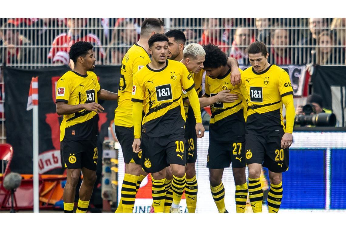 Borussia Dortmund holte beim Gastspiel in der Alten Försterei drei Punkte.