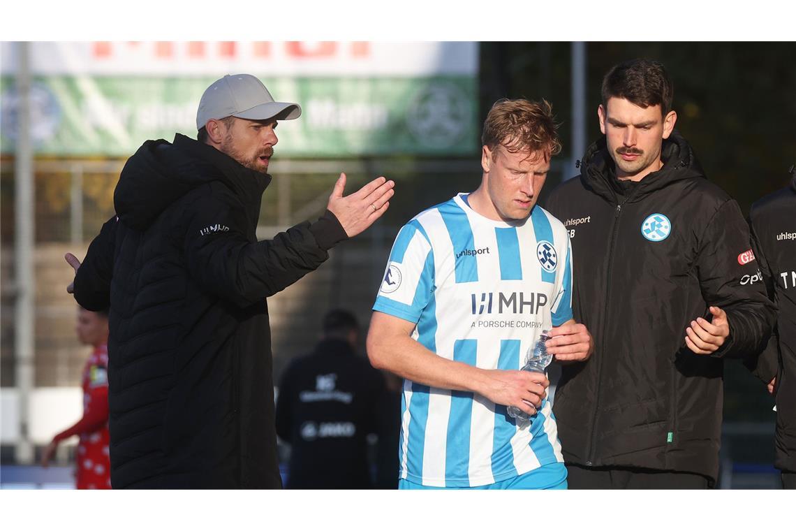 Brian Behrendt droht möglicherweise gegen den FC 08 Homburg auszufallen.        
Foto: Baumann