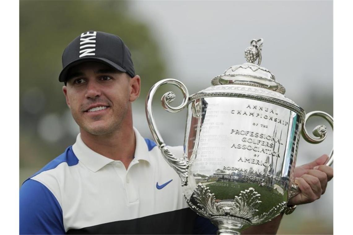 Auf den Spuren des Tigers: Koepka gewinnt viertes Golf-Major Brooks Koepka gewann erneut die PGA Championship. Foto: Julio Cortez/AP